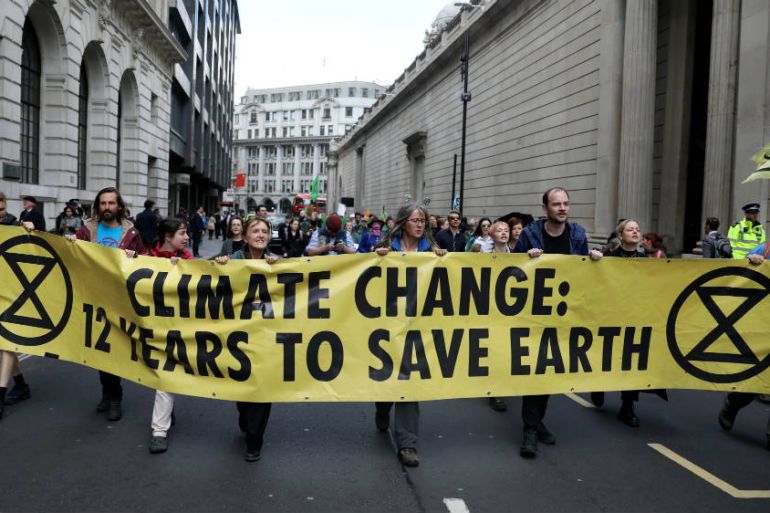 climate protest reuters