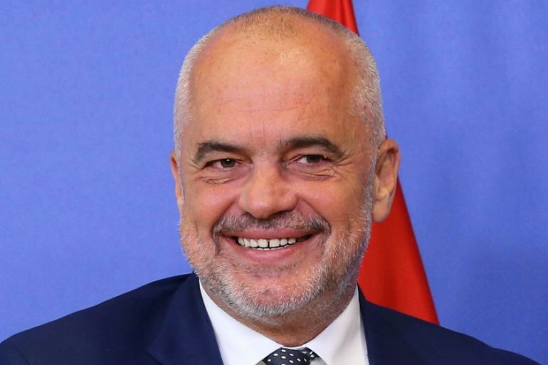 Albanian PM Rama in Brussels