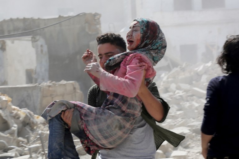 Airstrikes on Idlib de-escalation zone