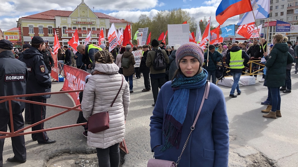 Russia landfill protest