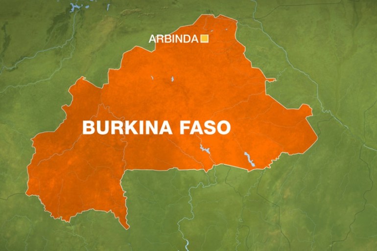 Map of Arbinda, Burkina Faso