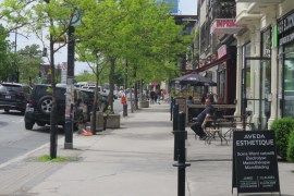Gentrification has already transformed the neighbourhood of Mile End in Montreal; a similar fate awaits Parc-Extension [Vijay Kolinjivadi/Al Jazeera]