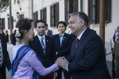 Myanmar leader Aung San Suu Kyi visited Hungary on June 5 [Hungarian prime minister's office/Miniszterelnoki Sajtoiroda]