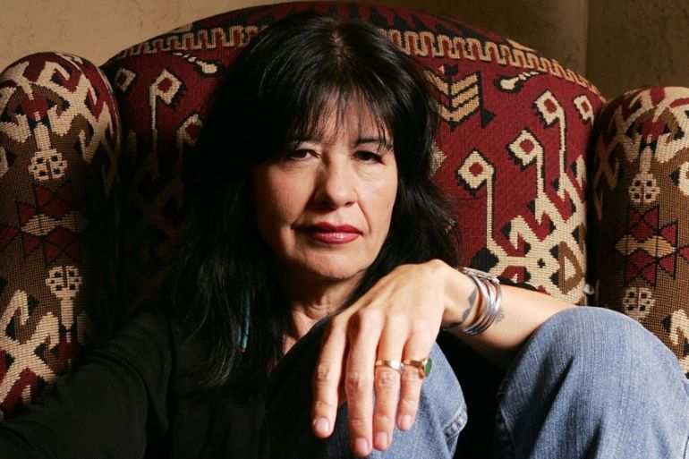 Writer Joy Harjo of the film "A Thousand Roads" poses for portraits during the 2005 Sundance Film Festival January 24, 2005 in Park City, Utah. (Photo by Carlo Allegri/Getty Images)