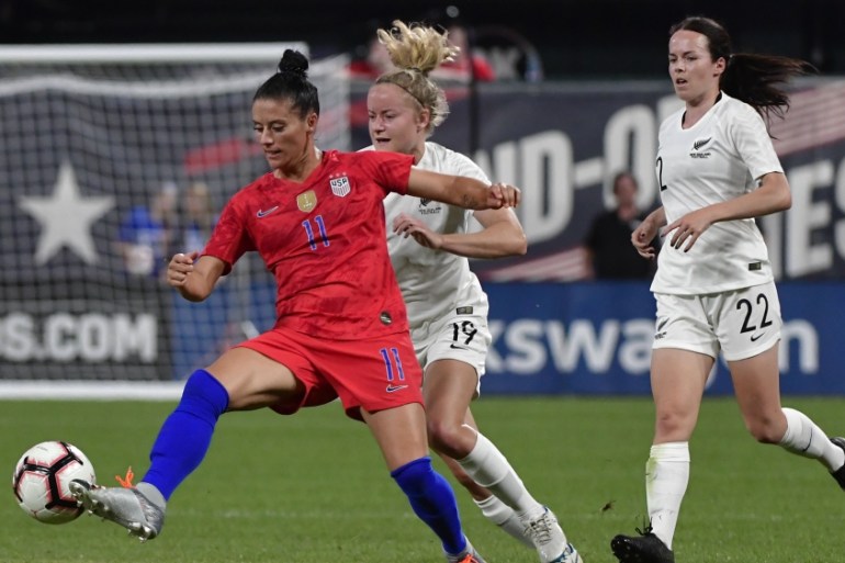 Soccer: Countdown to the Cup Women''s Soccer-New Zealand at USA