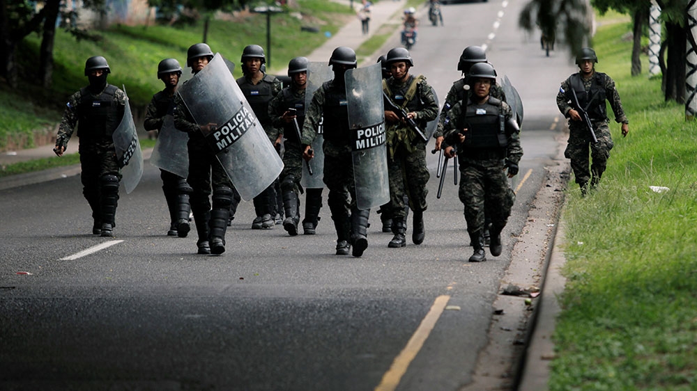 Honduras protest