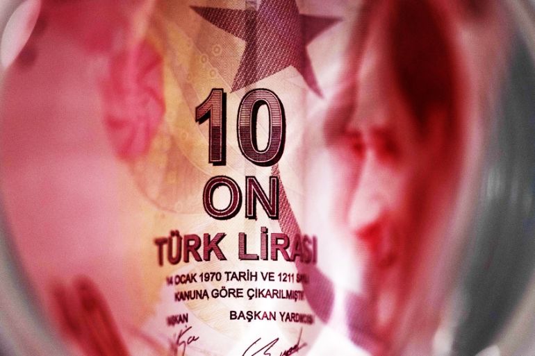 Turkish lira note Bloomberg