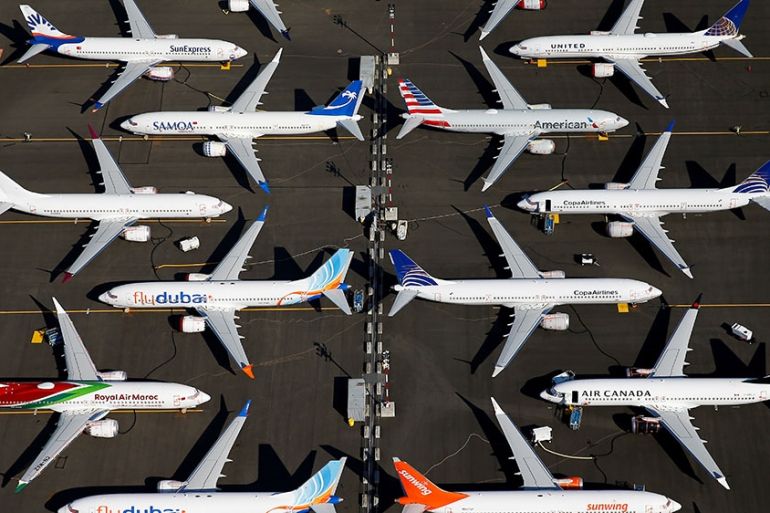 Boeing 737 MAX/Grounded aircraft in Seattle July 2019