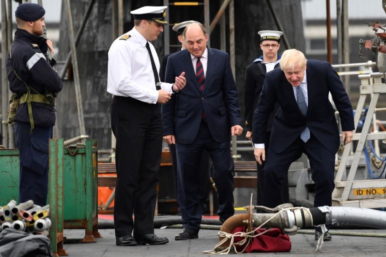 Britain''s Prime Minister Boris Johnson visits in Scotland