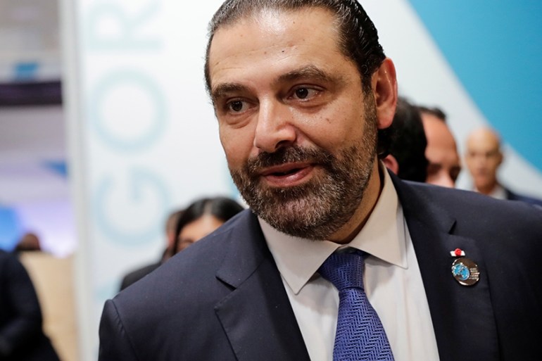 Saad Hariri in Paris Nov. 2018.