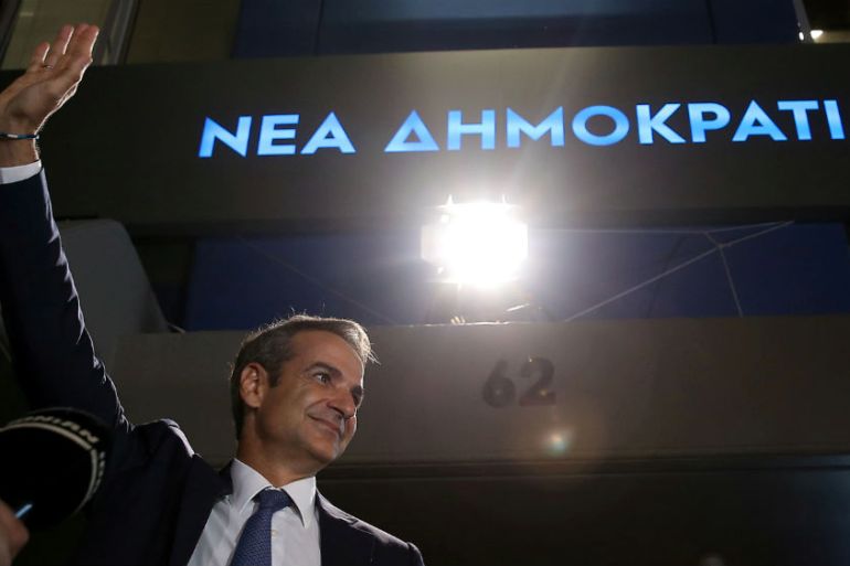 Greek PM Kyriakos Mitsotakis - reuters