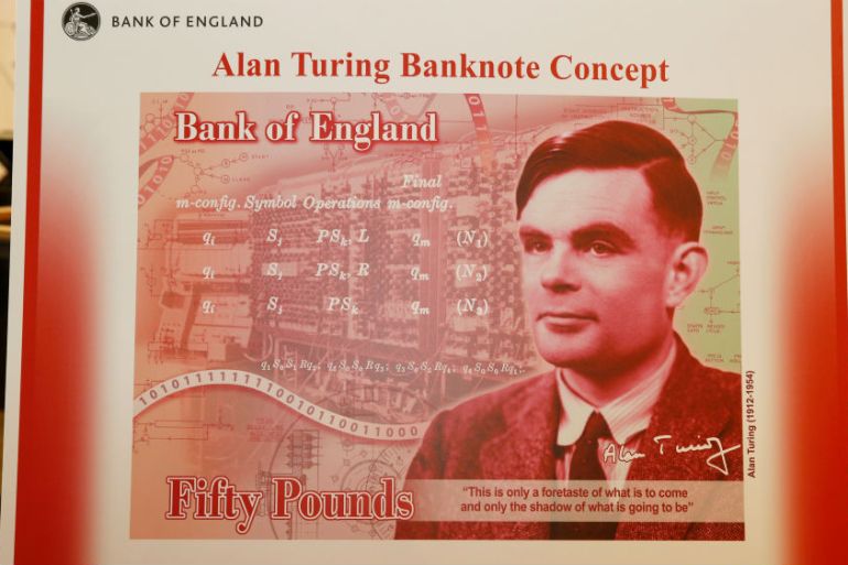 Alan Turing 50 note - reuters