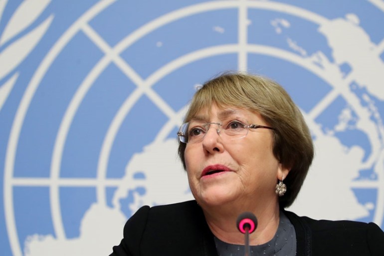 U.N. High Commissioner for Human Rights Michelle Bachelet