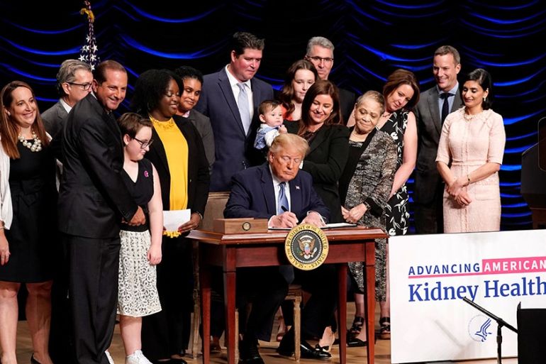 Trump exec. order on kidney health