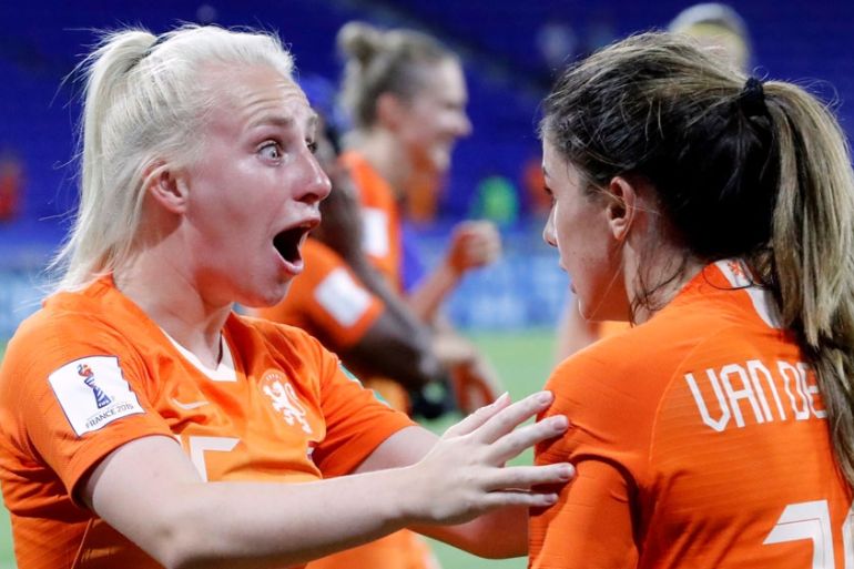 Women''s World Cup Netherlands v Sweden