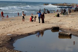 Gaza pollution reuters