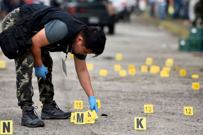 Mexico crime scene