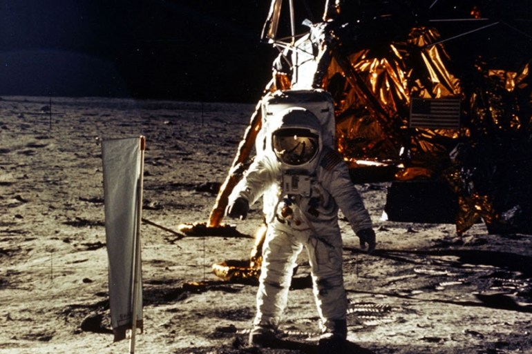 Buzz Aldrin on Moon