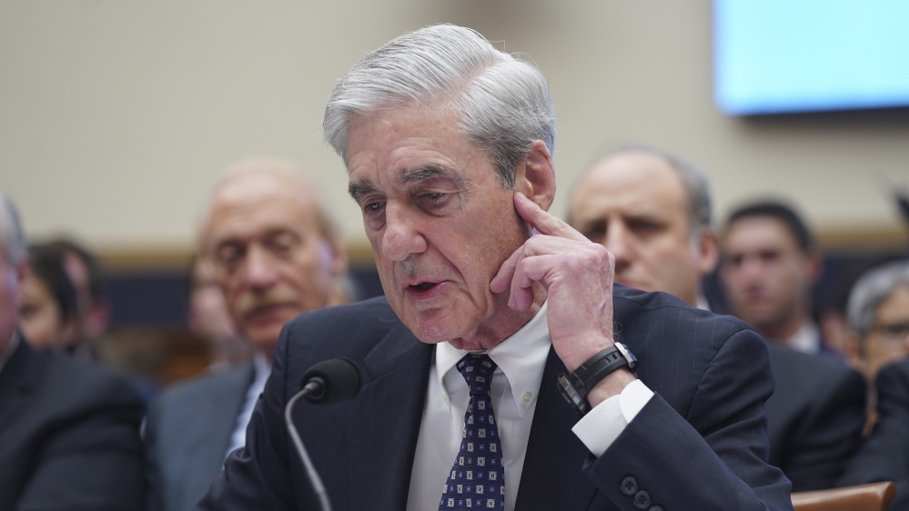 Former Special Counsel Robert Mueller testifies before the House Judiciary Committee during a much-anticipated hearing about Russian interference into the 2016 election, and possible efforts by Presid