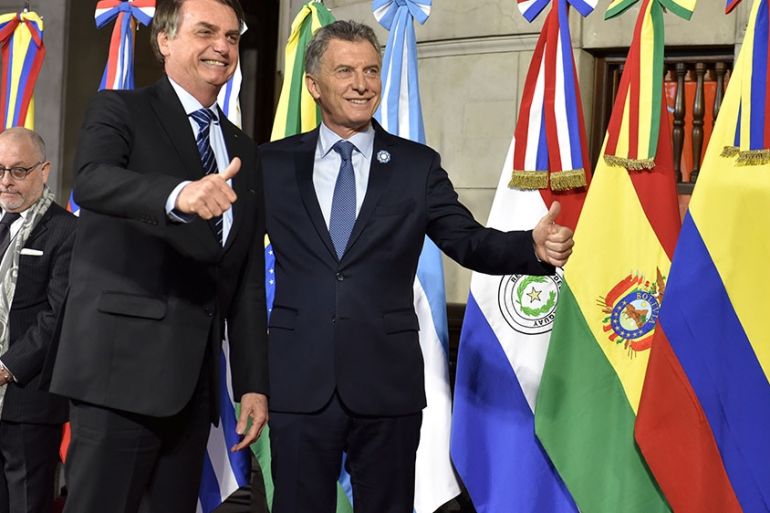 Macri/Bolsonaro in Santa Fe, Argentina July 2019