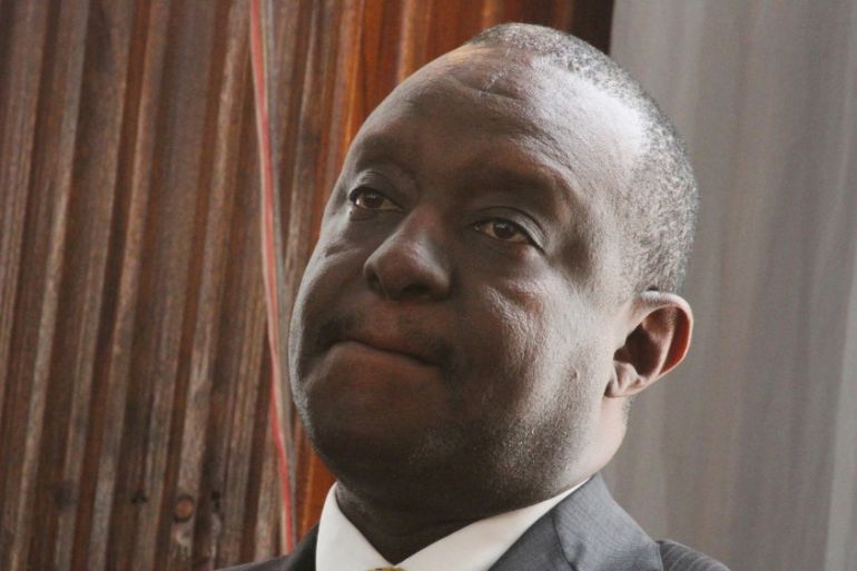 Kenya''s Finance Minister Henry Rotich stands in the dock at the Milimani Law Courts in Nairobi