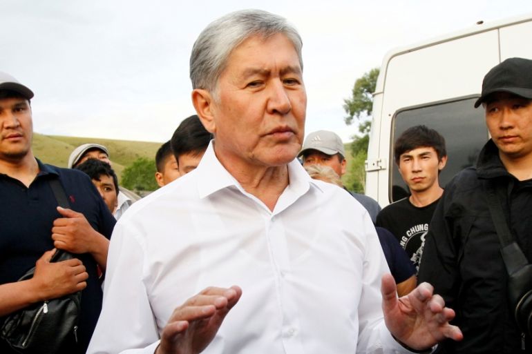 Kyrgyzstan ex president Almazbek Atambayev