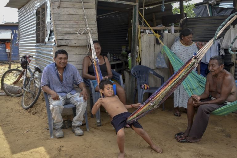 Venezuelan Immigrants Living in Colombian Border Settlement