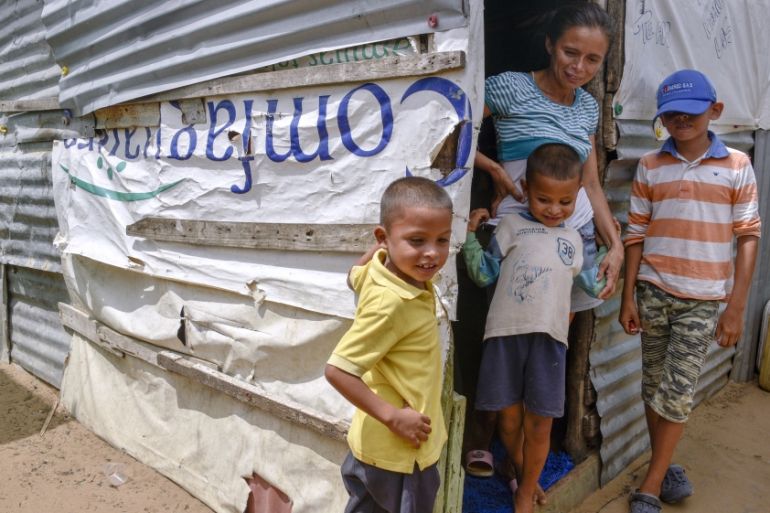 Venezuelan Immigrants Living in Colombian Border Settlement