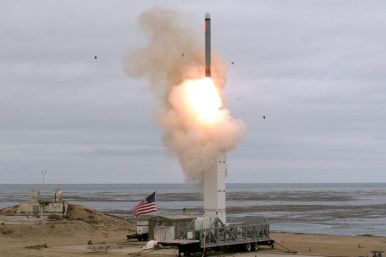 US missile test