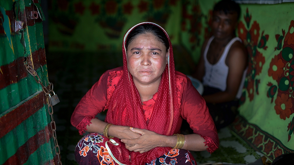 Farhana Begum said she fears her family will be killed if they return to Myanmar [Mahmud Hossain Opu/Al Jazeera]
