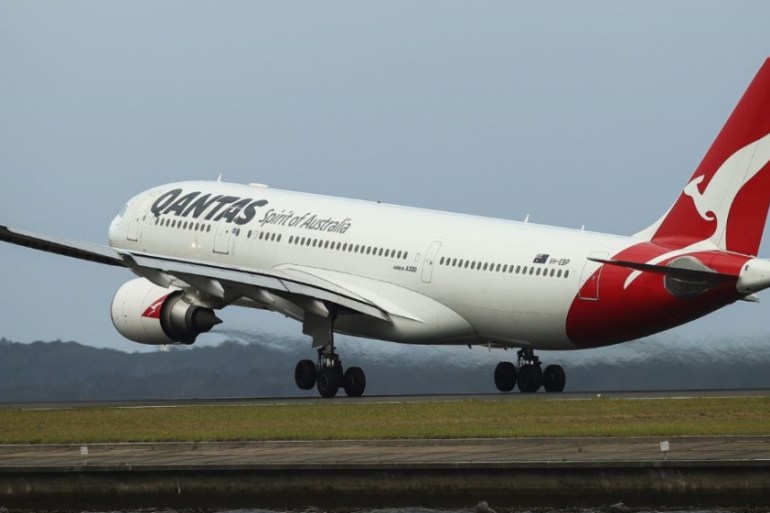 Qantas plane pic Bloomberg