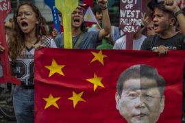 Filipinos Rally Over Tensions At The South China Sea