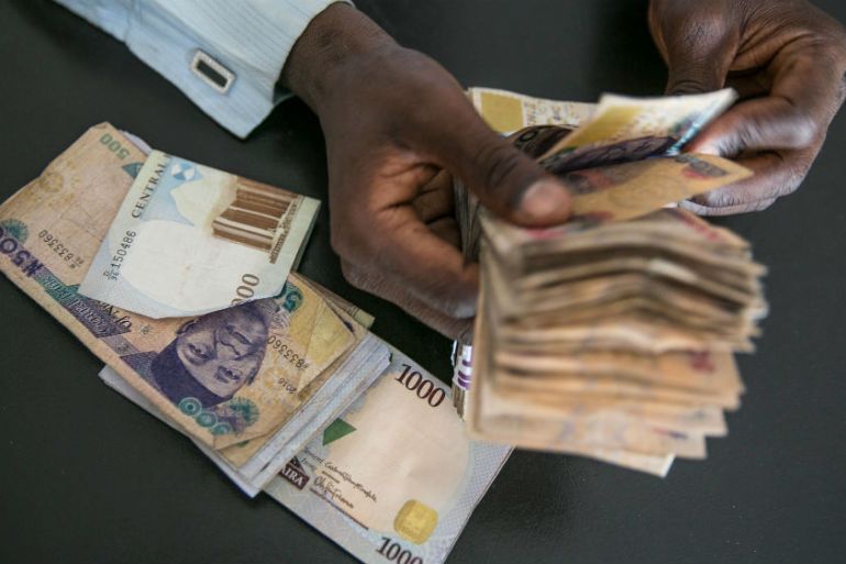 nigeria currency naira - bloomberg
