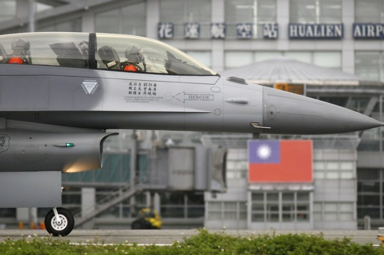 Taiwan already has a fleet of old-model F-16s procured in 1992, which have undergone several upgrades [File: Pichi Chuang/Reuters]