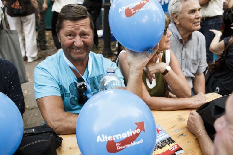 AfD Holds Final Rally Before Brandenburg State Elections