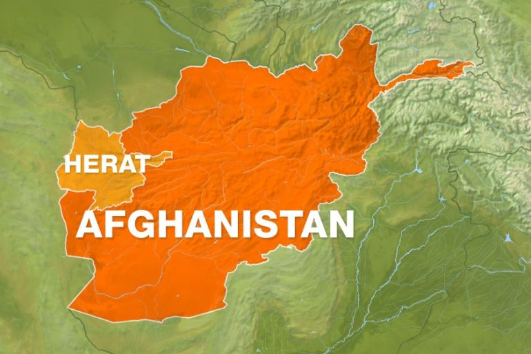 Afghanistan map - Herat