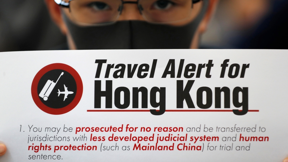 Hong Kong airport protest