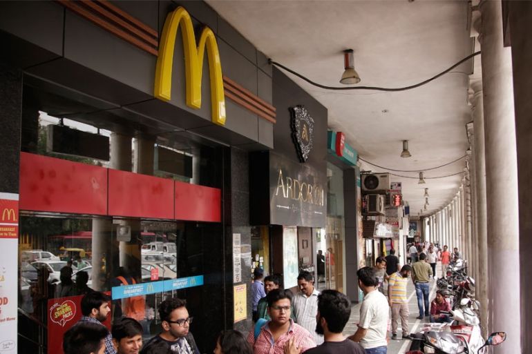 India McDonald''s
