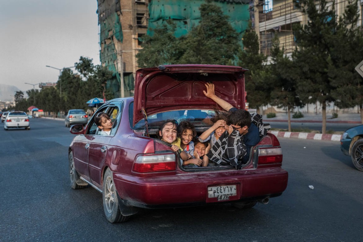 Women drivers in Kabul [Alessio Mamo/Al Jazeera]