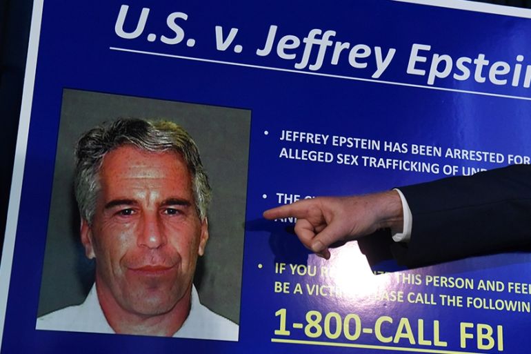 FILES) In this file photo taken on July 8, 2019, US Attorney for the Southern District of New York Geoffrey Berman announces charges against Jeffrey Epstein in New York City. - The wealthy US financie