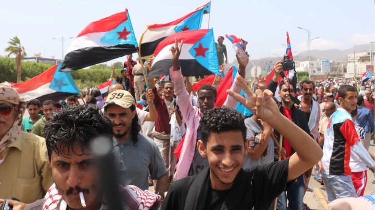 Yemen Southern separatist supports rally