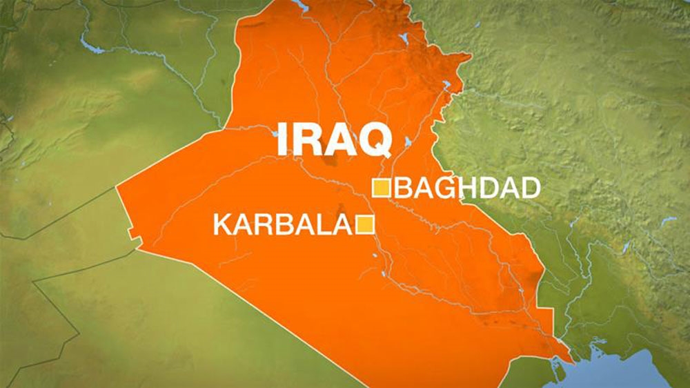 Karbala Baghdad map 
