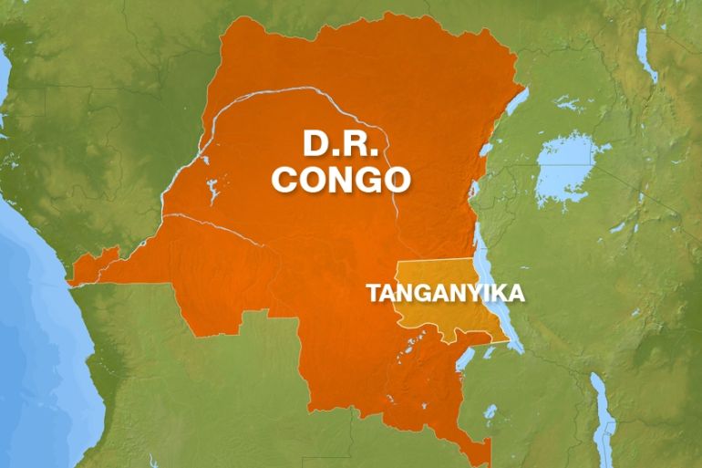 Tanganyika tanzania map