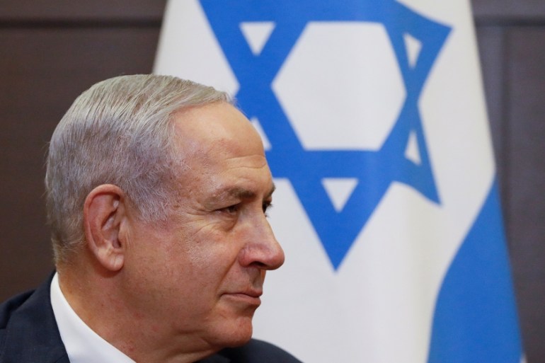 Israeli Prime Minister Benjamin Netanyahu attends a meeting with Russian President Vladimir Putin at the Bocharov Ruchei state residence in Sochi, Russia September 12, 2019