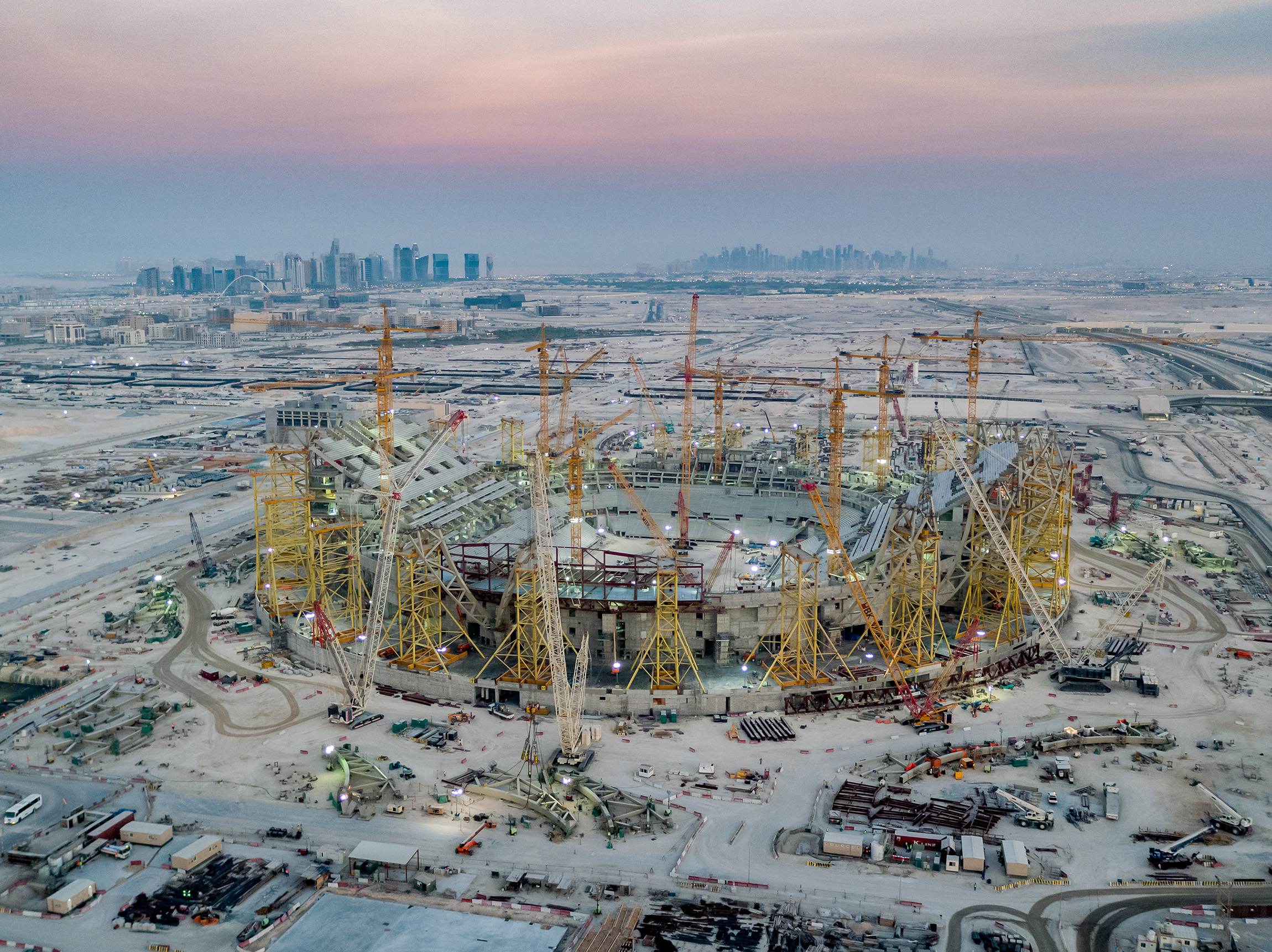 Construction under way at Lusail Stadium [Supreme Committee for Delivery & Legacy]