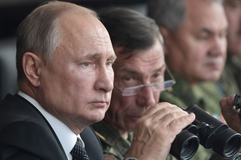 Russia''s President Putin oversees military exercises in Orenburg Region