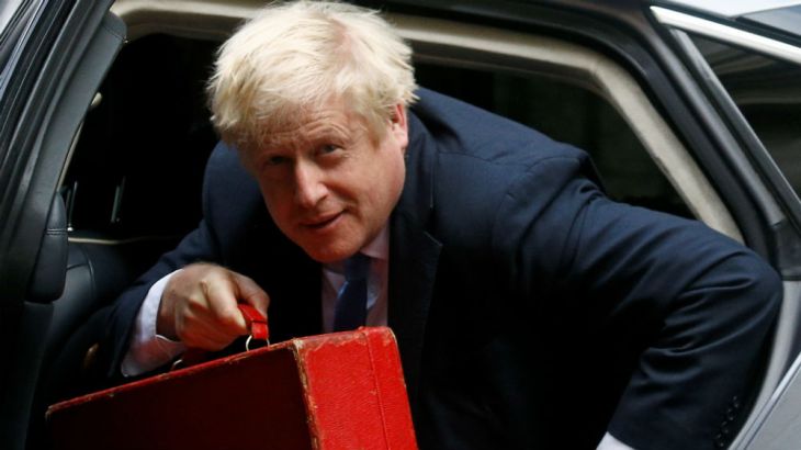 Boris gets out of car - Reuters