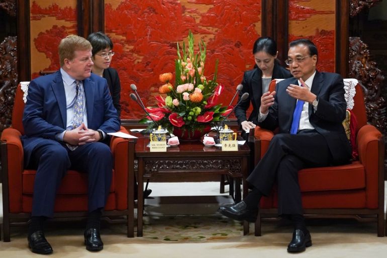 Chinese Premier Li Keqiang Li Keqiang Meets U.S. Entrepreneurs