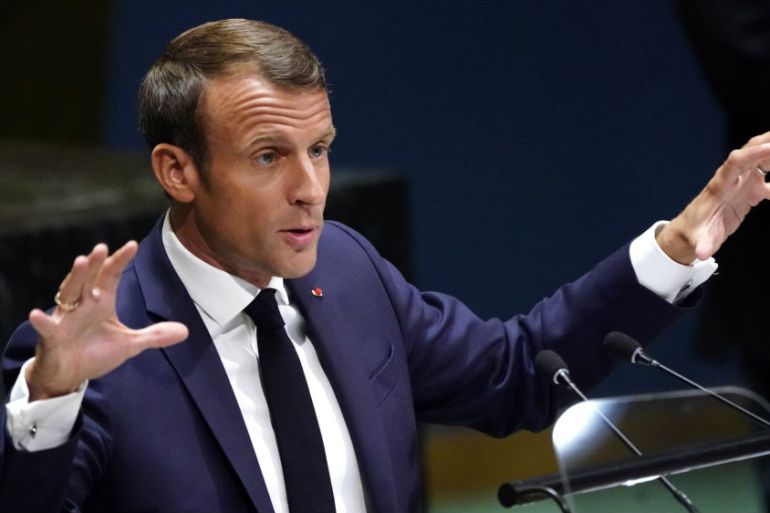 Macron at UNGA 2019 - reuters