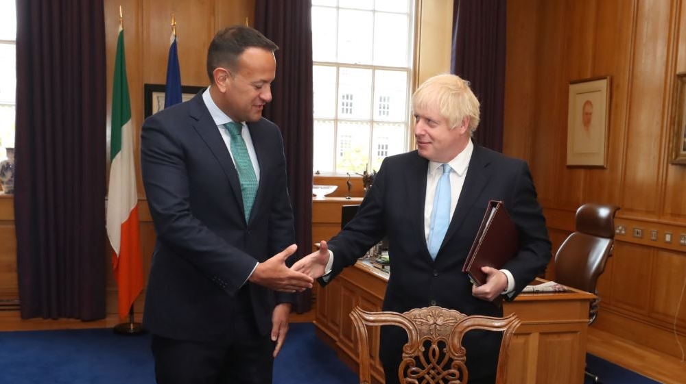 British PM Johnson meets Irish Taoiseach Varadkar in Dublin